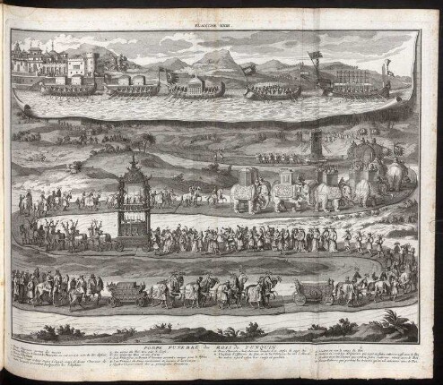 Planche XXIII. : Pompe Funebre des Rois de Tunquin