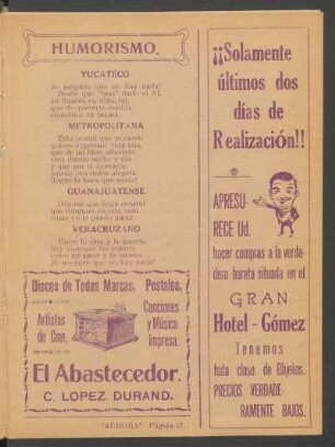 Humorismo.