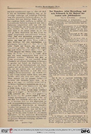 8: Der Zinnober, seine Herstellung und sein Gebrauch in der Malerei der letzten acht Jahrhunderte, [4]