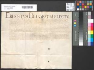 Eidesleistung des neugewählten Abtes von Graschaf: Heinrich nach dem Tod Rutgers.