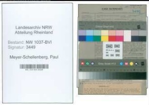 Entnazifizierung Paul Meyer-Schellenberg , geb. 23.09.1891 (Vermessungsrat)