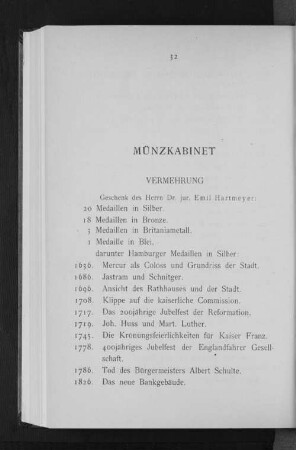 Münzkabinet
