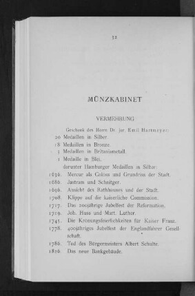 Münzkabinet