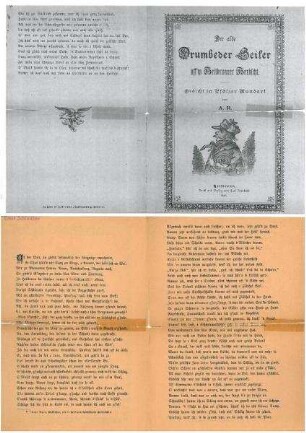 Gedicht "Der alte Drumbeder Seiler uff´m Heilbronner Herbscht. Gedicht in Pfälzer Mundart von A. R." [Heilbronner Herbst]