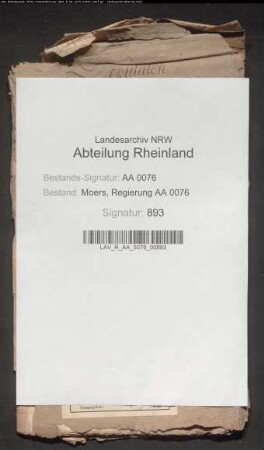 Deputatenbuch der anstehenden Instruktionstermine