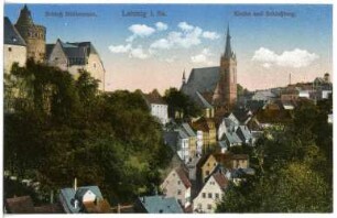 Leisnig. Schloss Mildenstein, Kirche u. Schlossberg