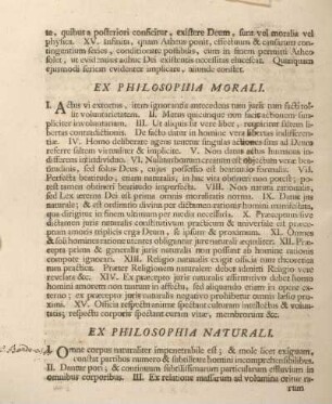 Ex philosophia naturali.