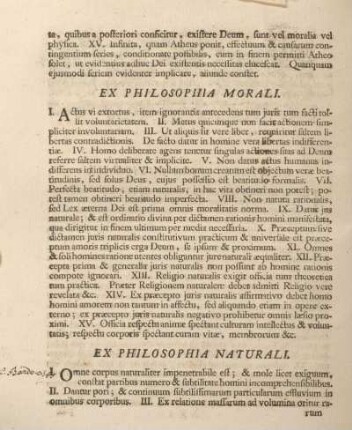 Ex philosophia naturali.