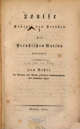 Louise, Königin von Preußen