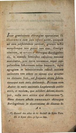 Dissertatio inavgvralis de nova lithotomia gverini