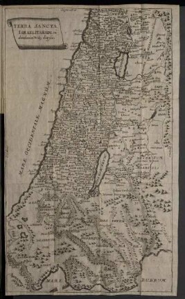 Terra Sancta Israelitarum in duodecim trib. divisa.