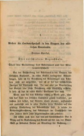 Mittheilungen der Kaiserlichen Freien Ökonomischen Gesellschaft zu St. Petersburg. 1853