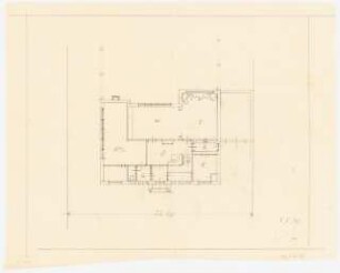 Garten Allinger, Berlin-Dahlem: Haus Allinger: Grundriss