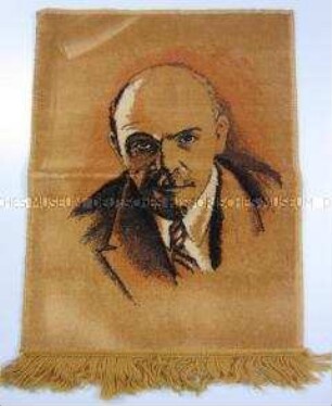 Wandteppich mit Porträt von Wladimir Iljitsch Lenin