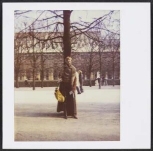 Barbara Siebeck im Jardin du Palais Royal in Paris