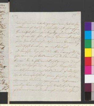 Brief von Körner, Christian Gottfried an Goethe, Johann Wolfgang von