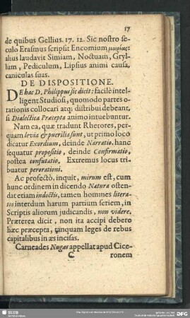 De Dispositione