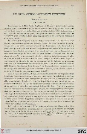 21: Les plus anciens monuments égyptiens, [1]