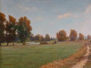 Erich Steyer - Landschaftsmotiv Spreewald