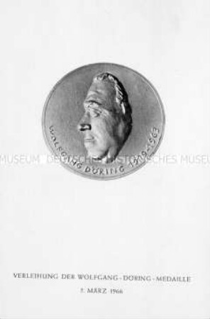 Festschrift der Wolfgang-Döring-Gesellschaft aus Anlass der Überreichung der Wolfgang-Döring-Medaille an Hildegard Hamm-Brücher 1966