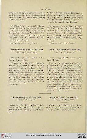 Kommissions- Sitzung vom 24. März 1909 / Séance de Commission du 24 mars 1909