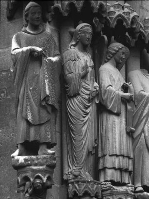 Amiens, Haggai, Ulpha, Engel, am nördlichen Westportal, Firminiusportal, Kathedrale