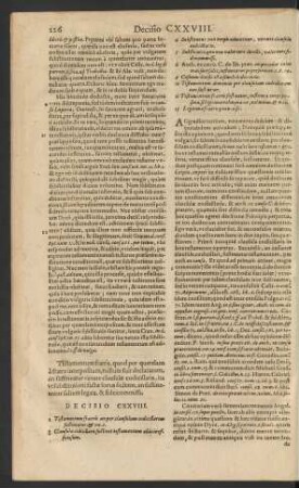 Decisio CXXVIII.