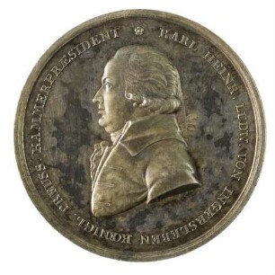 Medaille zu Ehren von Karl Heinrich Ludwig von Ingersleben (1753-1831)