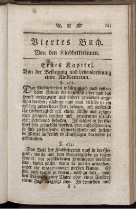 Viertes Buch. Von den Kindbetterinnen.
