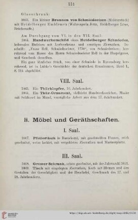 I. Saal (Nr. 1067)