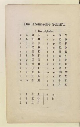 Die lateinische Schrift