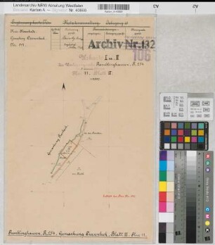 Remblinghausen (Meschede), Umlegung Remblinghausen, Urkarte I und II Drasenbeck Flur 11,3