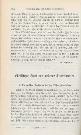 254-270 Christlicher Stand und moderne Staatstheorien : Fortsetzung