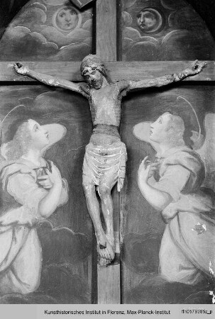 Kruzifix der Compagnia dei Bianchi di Sant'Ilario a Colombaia