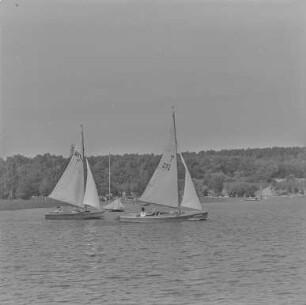 Knappensee : Segelboote auf dem Knappensee