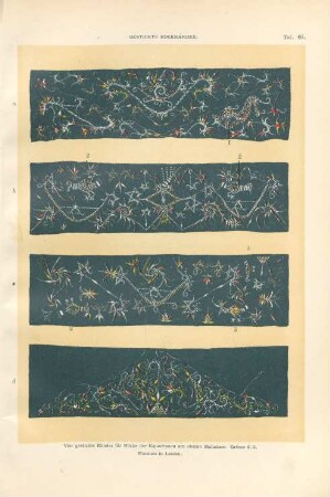 Taf. 46. Gestickte Rockbänder