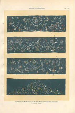 Taf. 46. Gestickte Rockbänder