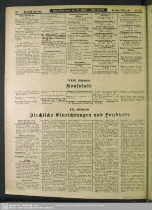 IX. Abschnitt. Kirchliche Einrichtungen und Friedhöfe