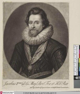 Jacobus Imus D.G. Mag: Brit Fra: et Hib Rex
