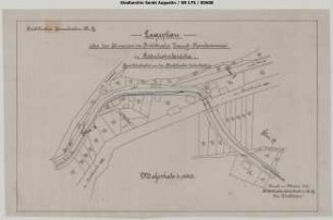 Felderhoferbrücke, Anschlussgleis Brennerei: Lageplan