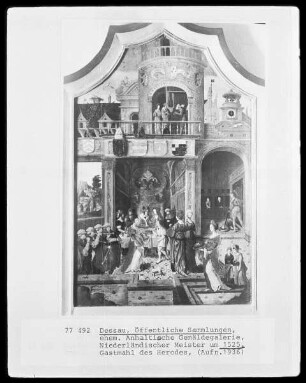 Gastmahl des Herodes und die Enthauptung Johannes des Täufers