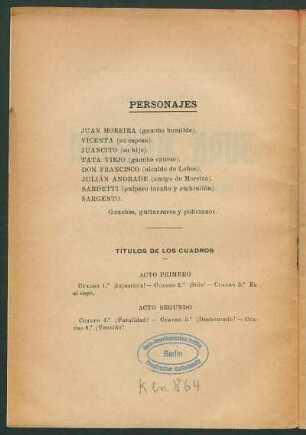 Títulos de los cuadros