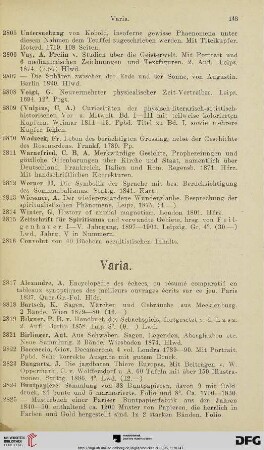 Varia (Nr. 2817-2877)