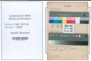 Entnazifizierung Bernhard Siehoff , geb. 28.02.1898 (Geschaeftsfuehrer)