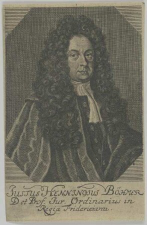 Bildnis des Justus Henningius Böhmer