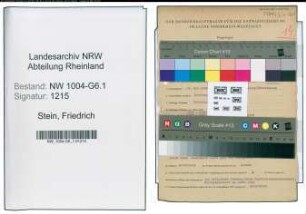 Entnazifizierung Friedrich Stein , geb. 16.05.1889 (Techn.Werksleiter)