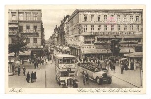 Berlin - Unter den Linden Ecke Friedrichstraße - Cafe Restaurant König