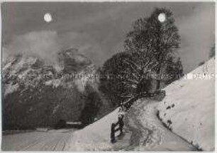 Winterlandschaft, Alpen