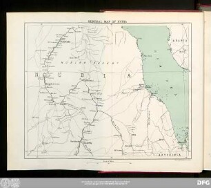 General Map of Nubia
