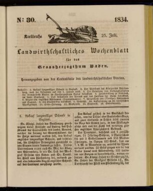 No 30. 25. Juli. 1834